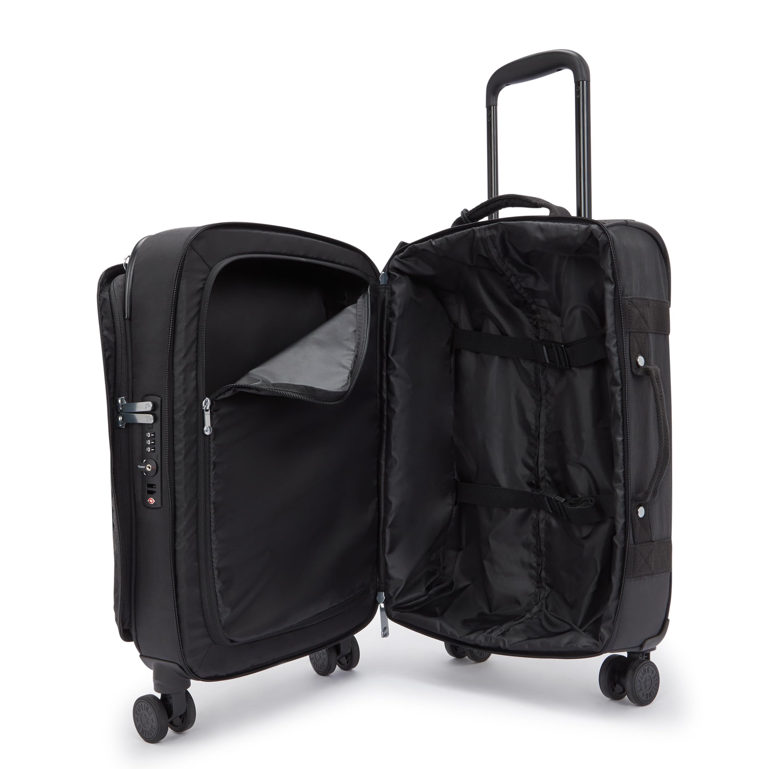 Kipling SPONTANEOUS S Small Wheeled Cabin Luggage Carry On Bag - Lightweight Durable Travel Suitcase for Women & Men, Perfect for Airplane, Business Trips & Weekend Getaways