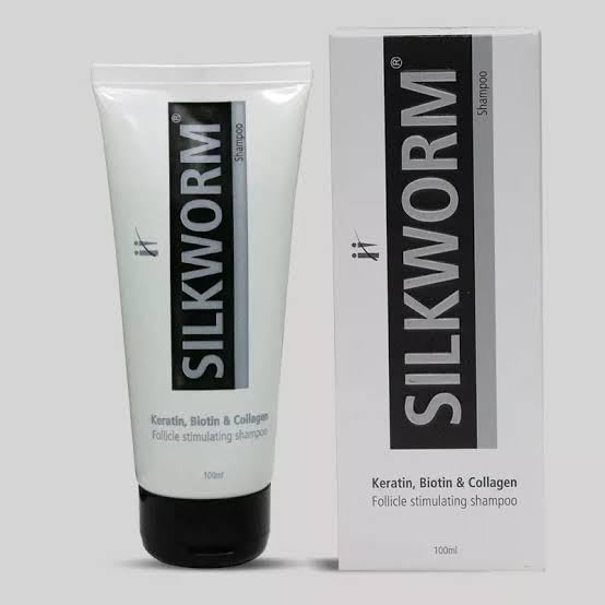Silkworm Shampoo 100ml - Natural Hair Care for Shine & Strength - Pack of 1 | Perfect for Daily Use & Damaged Hair Repair