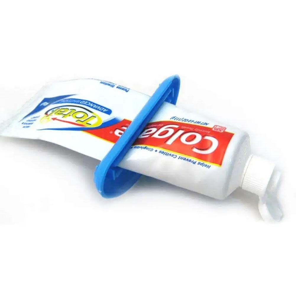 1PCS Plastic Toothpaste Tube Squeezer Dispenser - Efficient Rolling Press for Saving Toothpaste, Facial Cleanser, Creams & Paint | Perfect for Bathroom, Travel & Home Organization