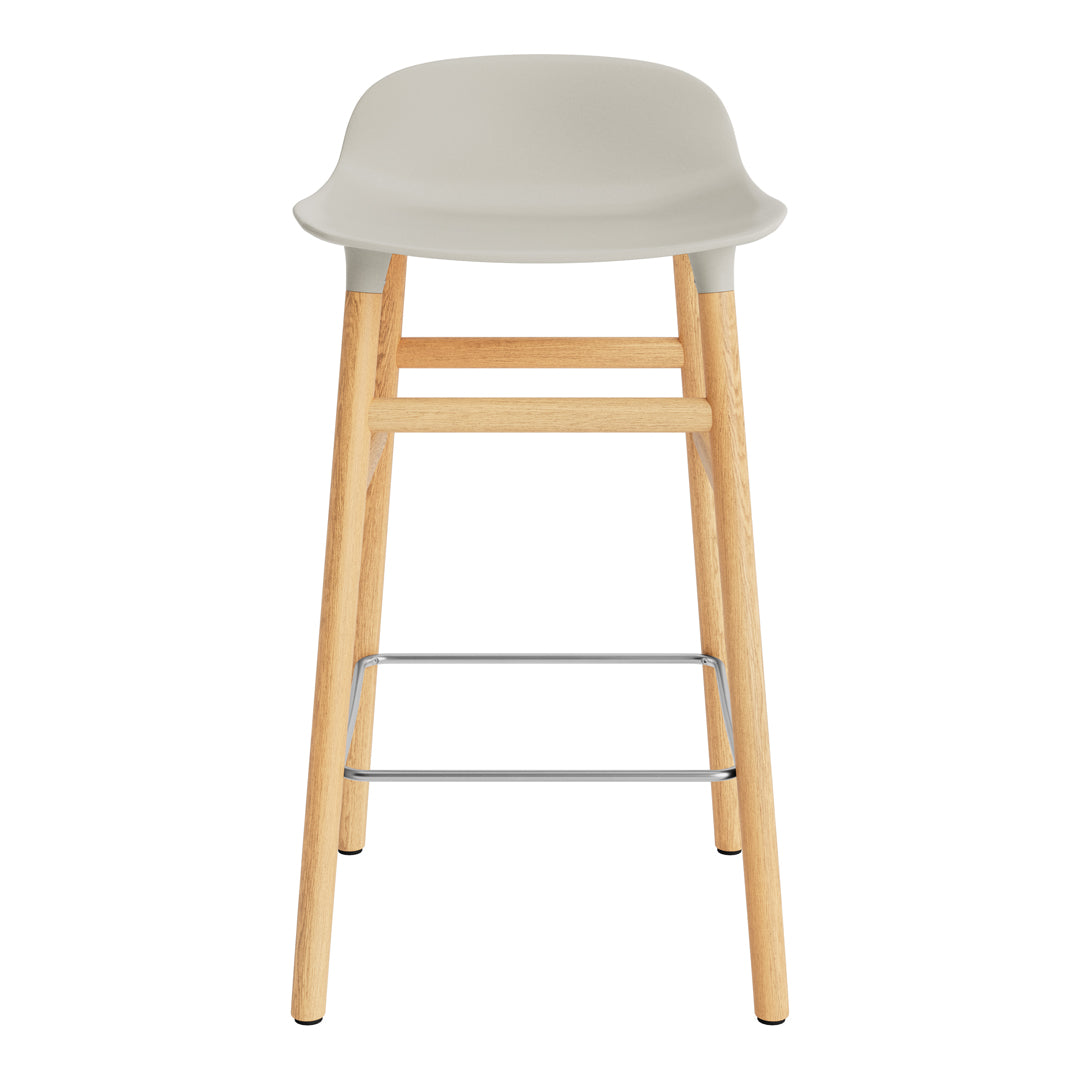 Modern Wooden Counter Stool with Sturdy Wood Legs - Perfect for Kitchen Islands, Breakfast Bars & Home Decor