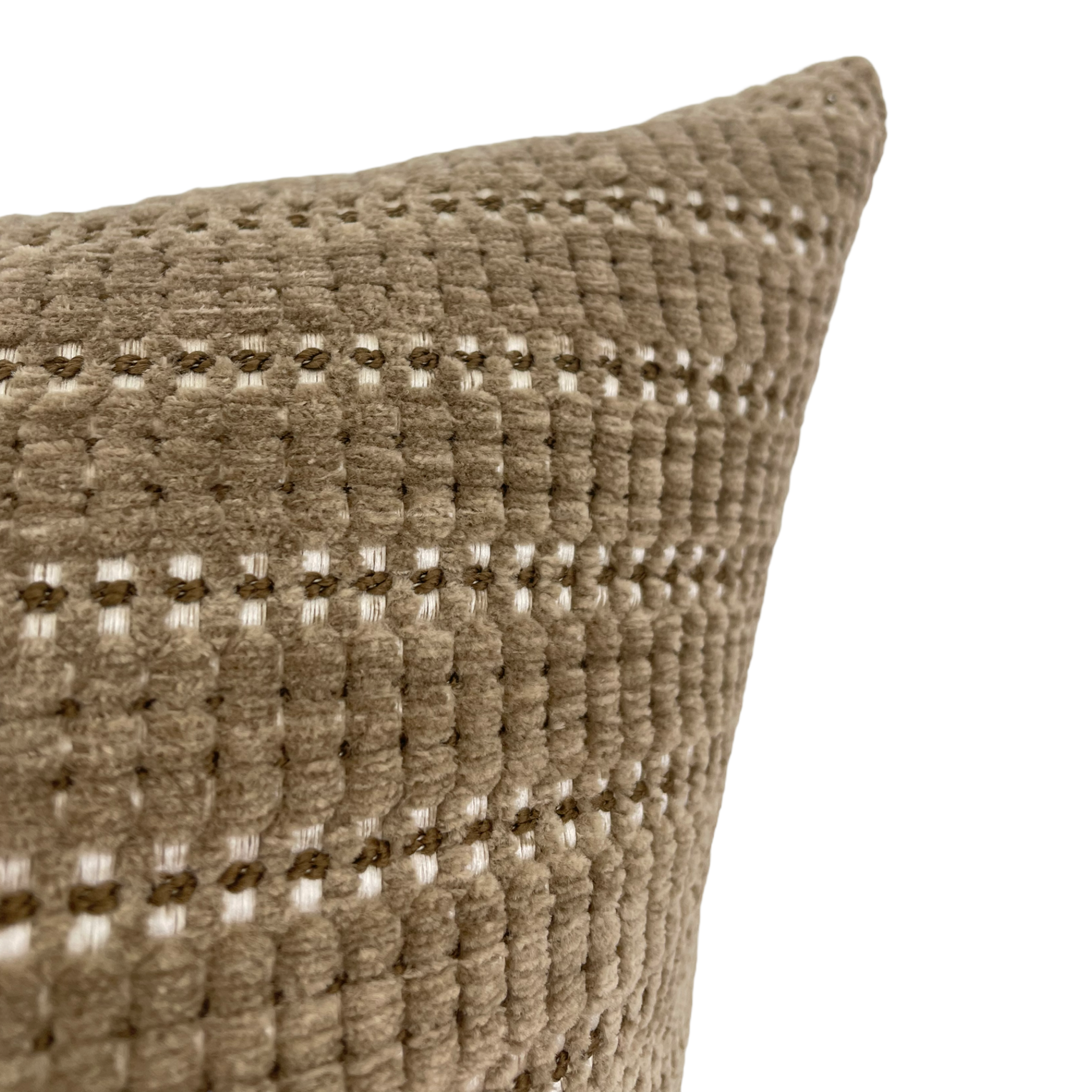 Premium Sisal Throw Pillow 20x20 Inches - Natural Fiber Decorative Cushion for Sofa, Bed & Living Room - Boho Chic Home Decor Accent