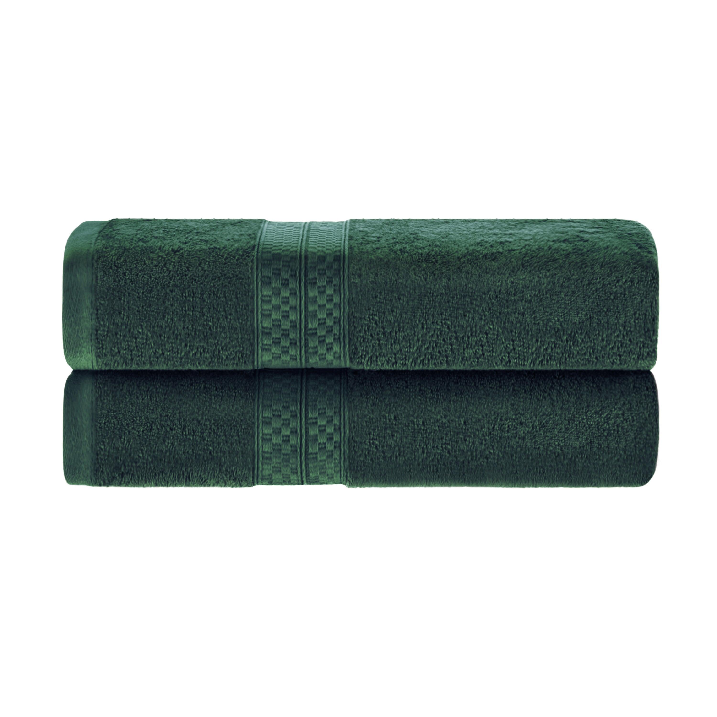 Premium Bamboo Rayon 2-Piece Plush Heavyweight Bath Towel Set - Ultra Soft & Absorbent for Spa, Bathroom & Luxury Home Use