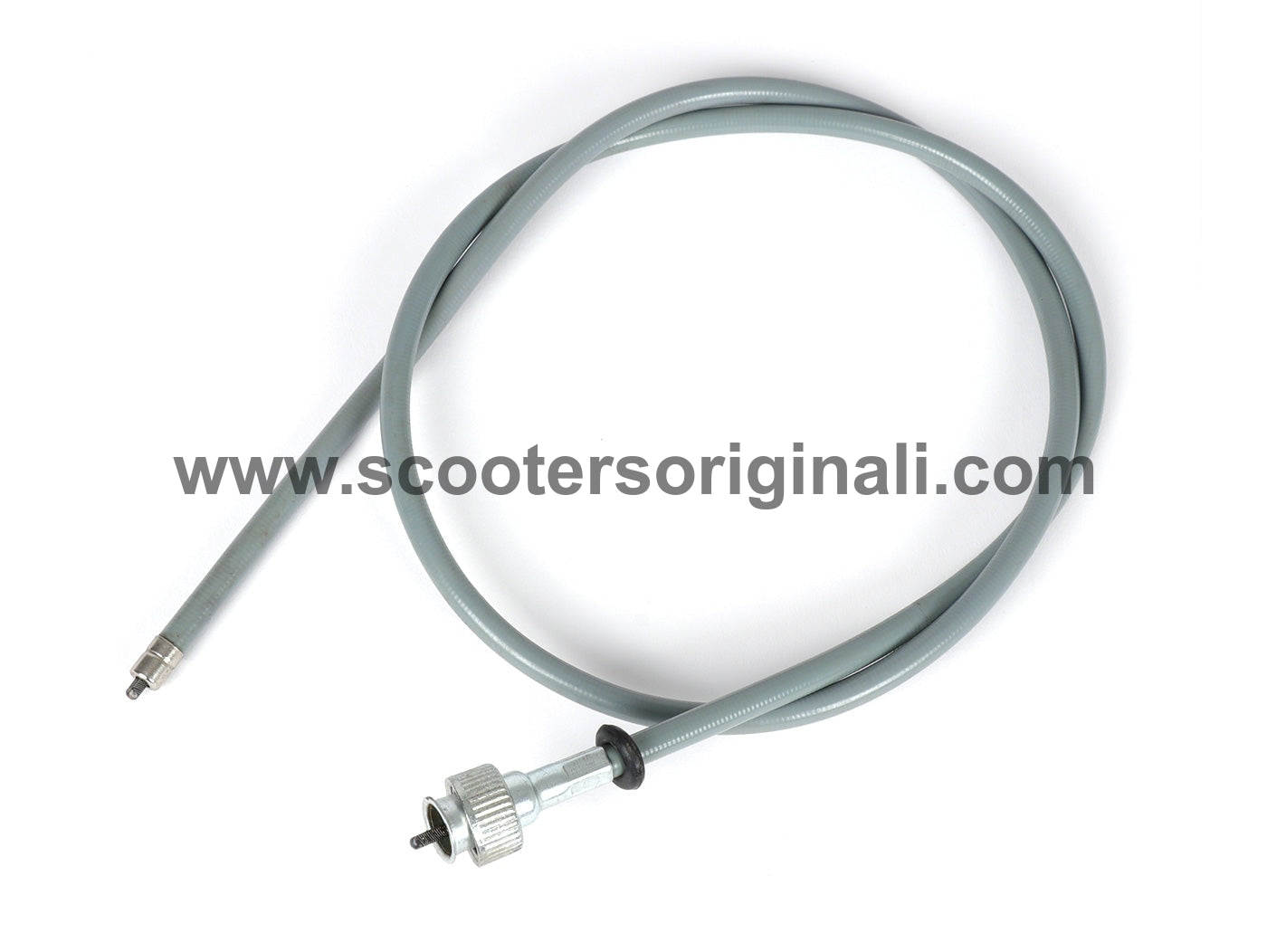Vespa Speedometer Cable for P200E & P125X - Complete Gray Replacement Part by BGM PRO - Perfect for Scooter Repair & Maintenance
