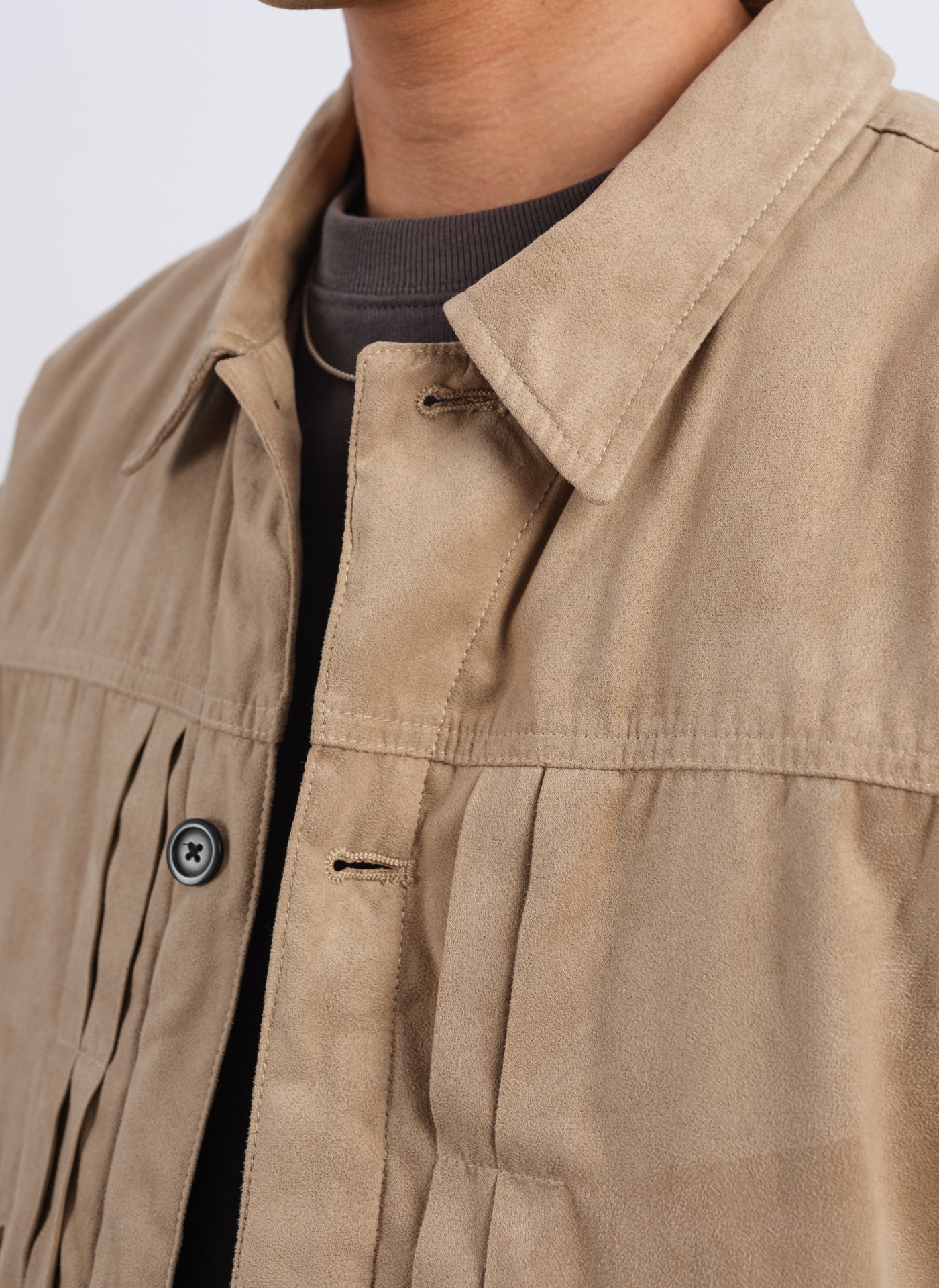 Eco-Friendly Suede Primaloft Insulated Padded Jacket for Men & Women - Lightweight Winter Coat for Outdoor Activities, Hiking & Travel