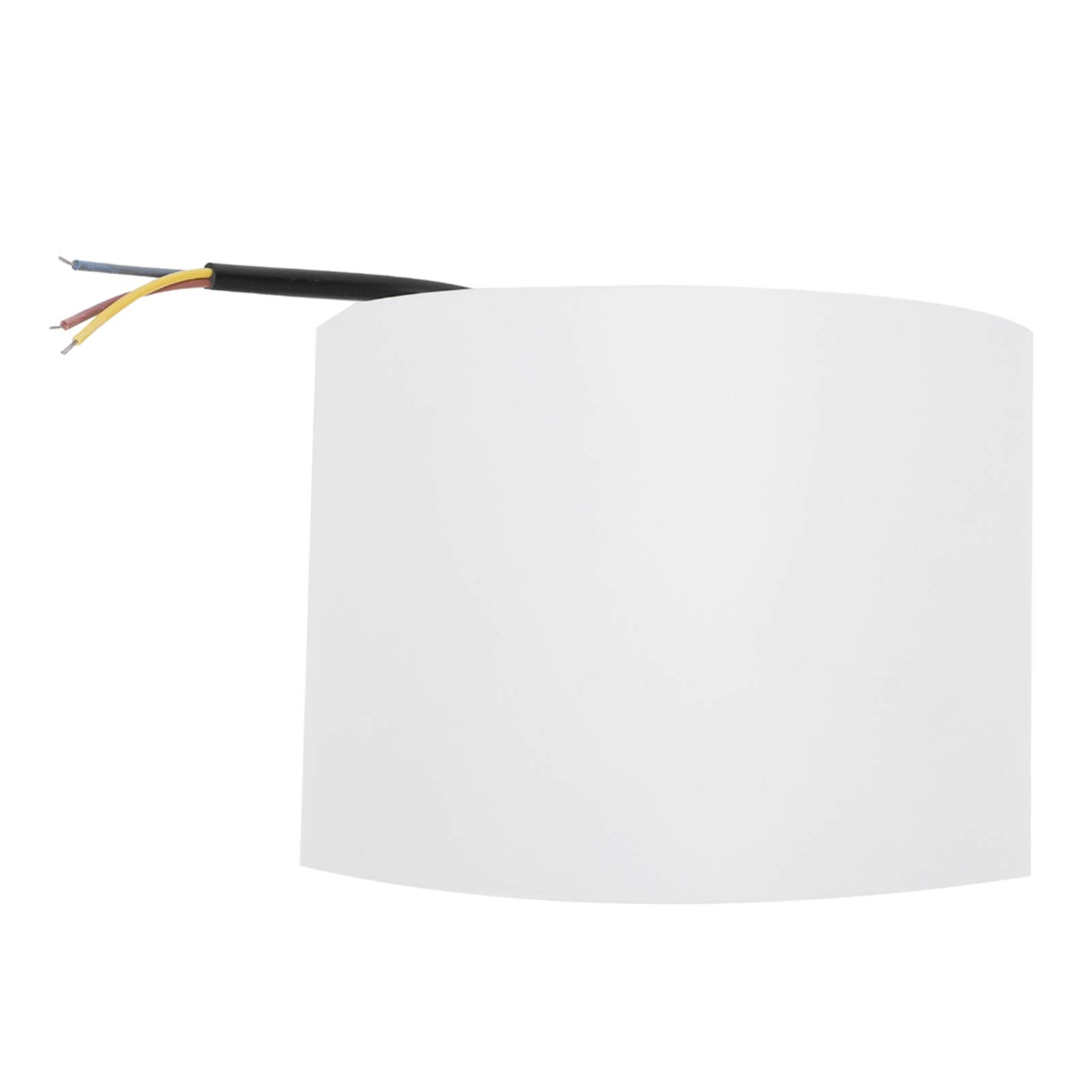 Industrial Style 12W LED Semicircular Wall Lamp - Sealed Design for Outdoor Use, Waterproof for Courtyards & Kitchens (White Shell, Warm White Light) - Perfect for Patio, Garden, Porch, and Backyard Lighting