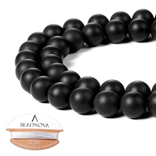 13) Black Matte Onyx Beads