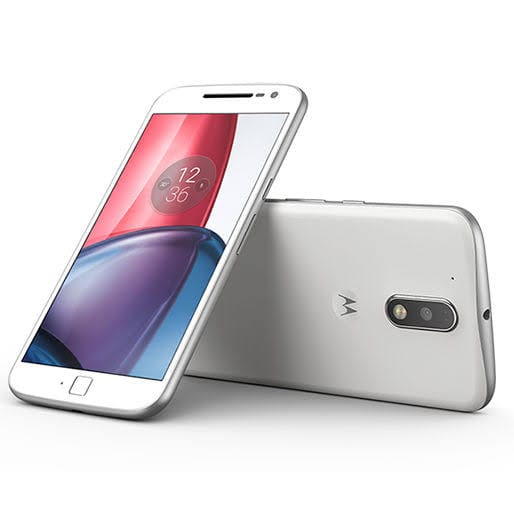 Motorola Moto G4 Plus 16GB Unlocked Smartphone - White (CDMA/GSM Compatible) for Travel, Business & Everyday Use