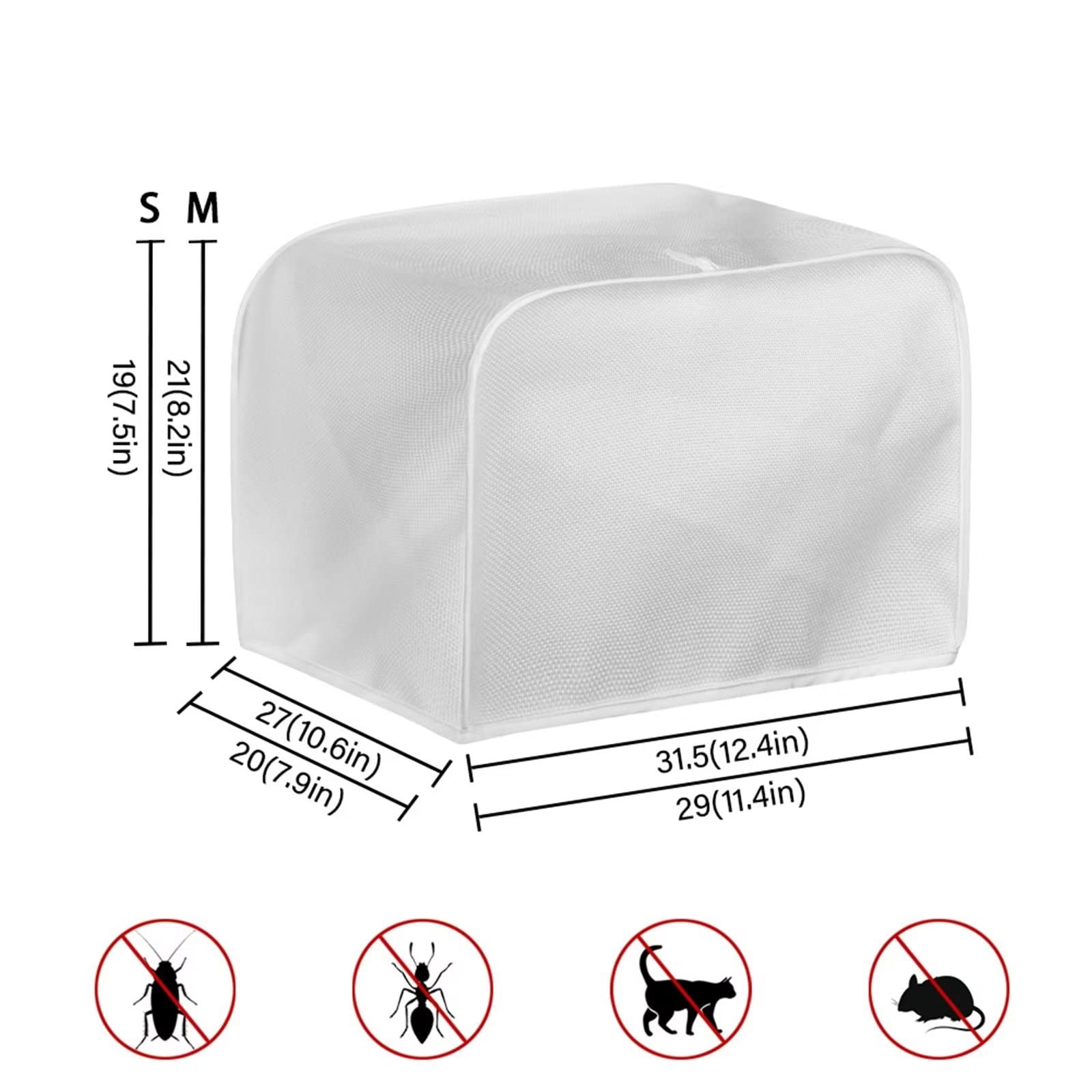 **JEOCODY 2-Slice Toaster Cover - Black Moon & Star Print, Washable & Waterproof Universal Kitchen Appliance Cover - Perfect for Microwave, Toaster, and Small Appliances - Ideal Gift for Women & Home Decor**    *(Use: Protect your toaster, microwave, or small kitchen appliances from dust and grease while adding a stylish touch to your countertop!)*