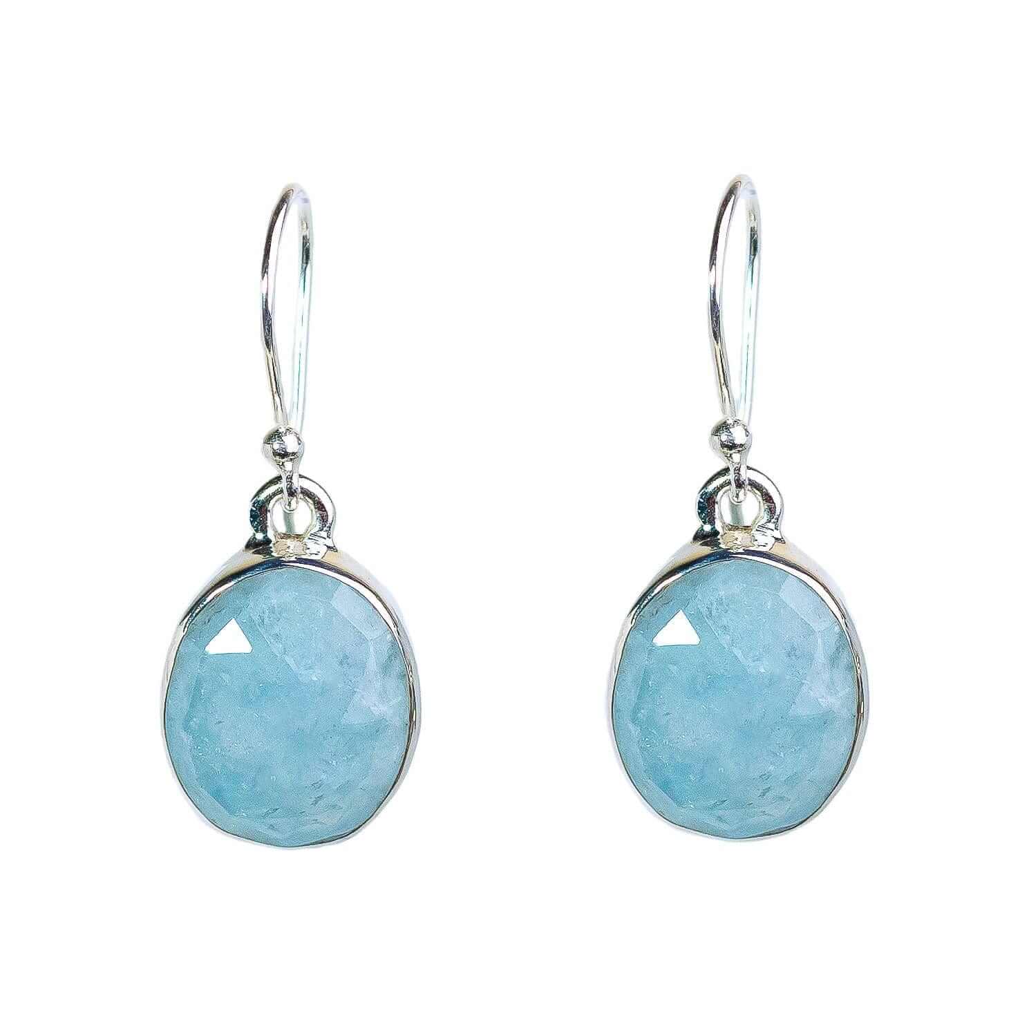 Elegant Aquamarine Serene Dreams Sterling Silver Earrings for Women – Perfect for Weddings, Parties & Special Occasions