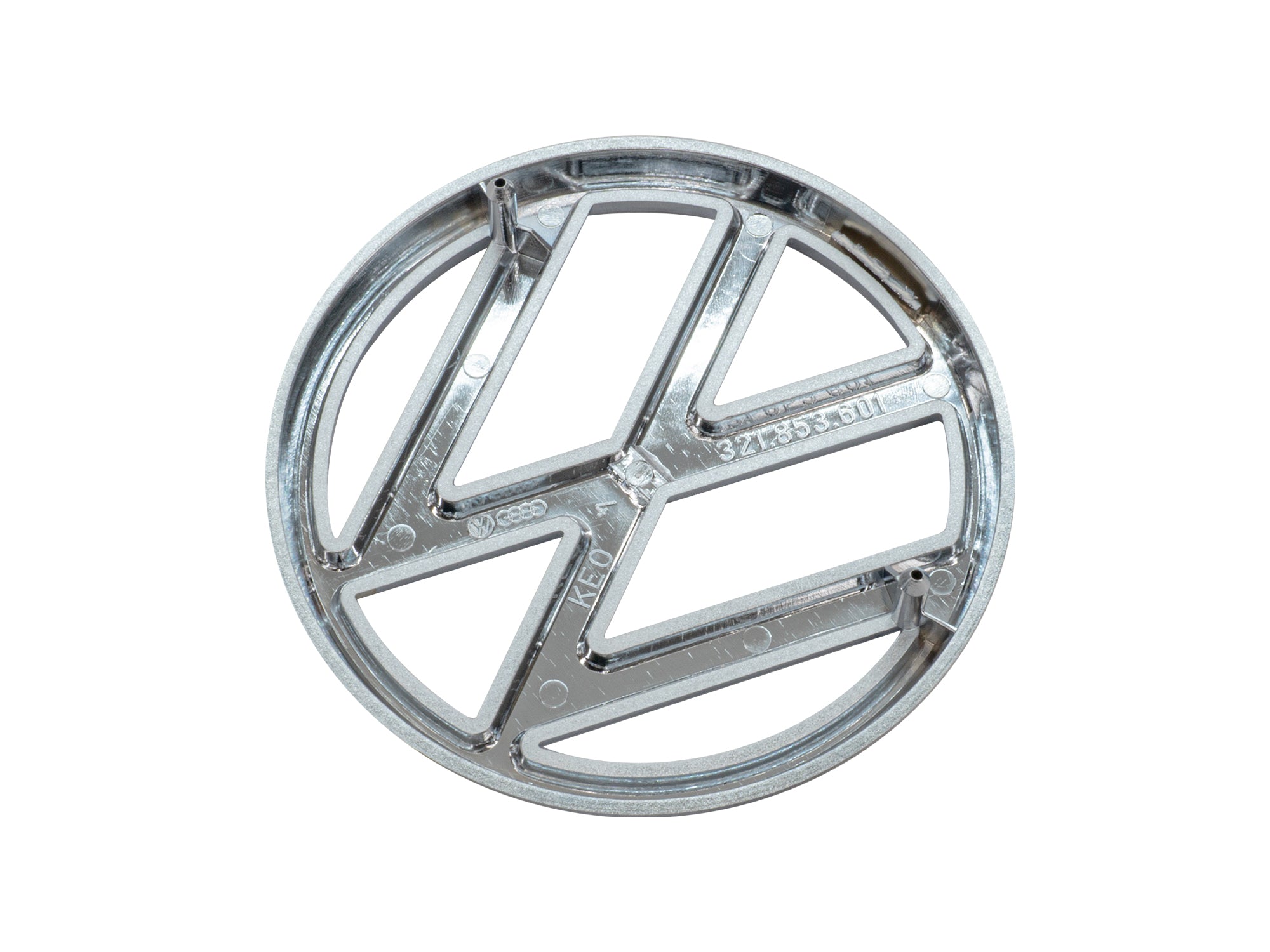 Chrome Front Grille Emblem for Cars - Universal Fit, Durable Auto Accessory - Perfect for Customizing Your Vehicle's Exterior