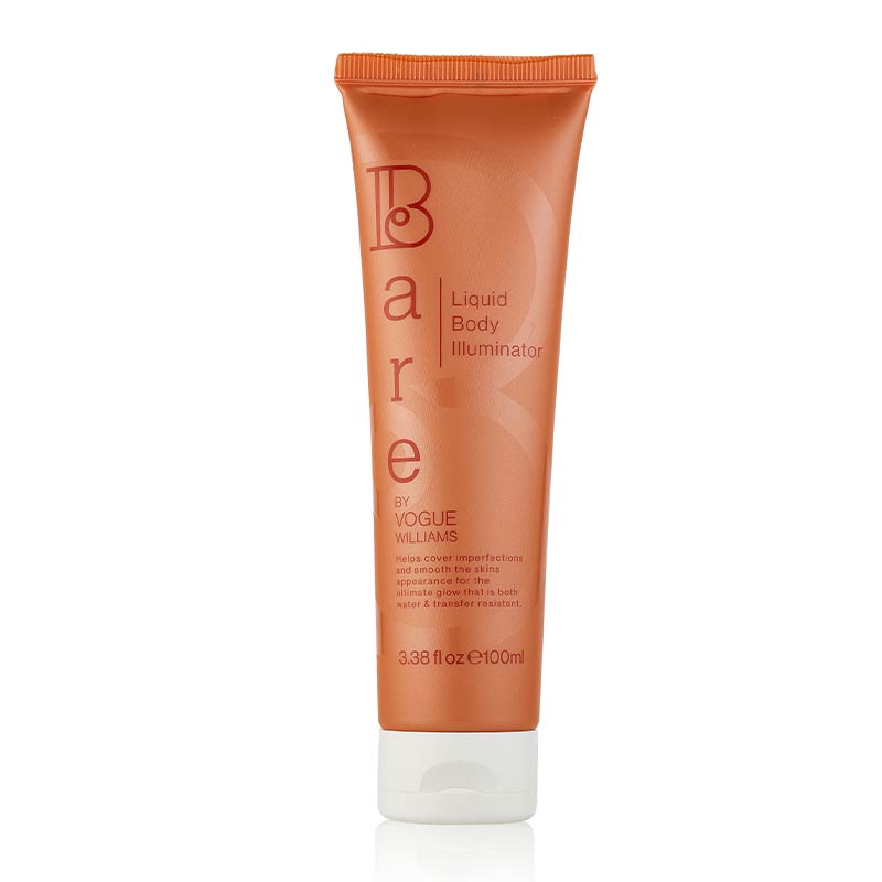Bare by Vogue Liquid Body Illuminator - Shimmering Highlighter for Face & Body - Perfect for Parties, Weddings & Beach Glow