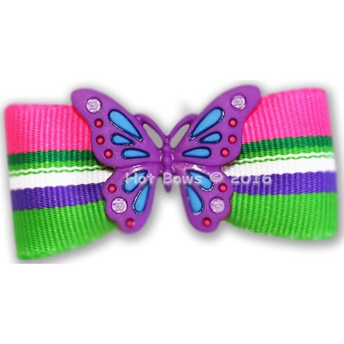 Elegant Purple Butterfly Hair Bow for Women & Girls - Perfect for Weddings, Parties & Daily Fashion Accessories