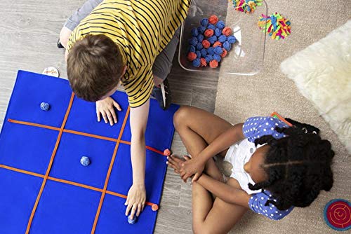 PunkinPitch Balls - Set of 6 Blue Rubber Bouncing Balls for Outdoor Games, Backyard Fun, and Dog Fetch Toys | Durable & Safe Play Equipment for Kids and Pets