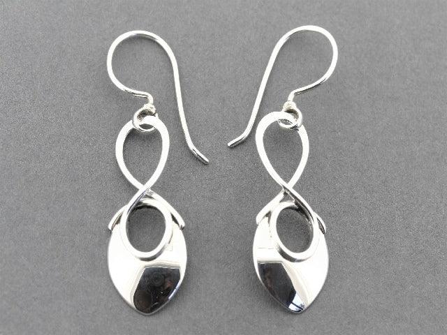 Sterling Silver Bow Shield Earrings - Elegant & Dainty Jewelry for Women - Perfect for Parties, Weddings & Everyday Wear