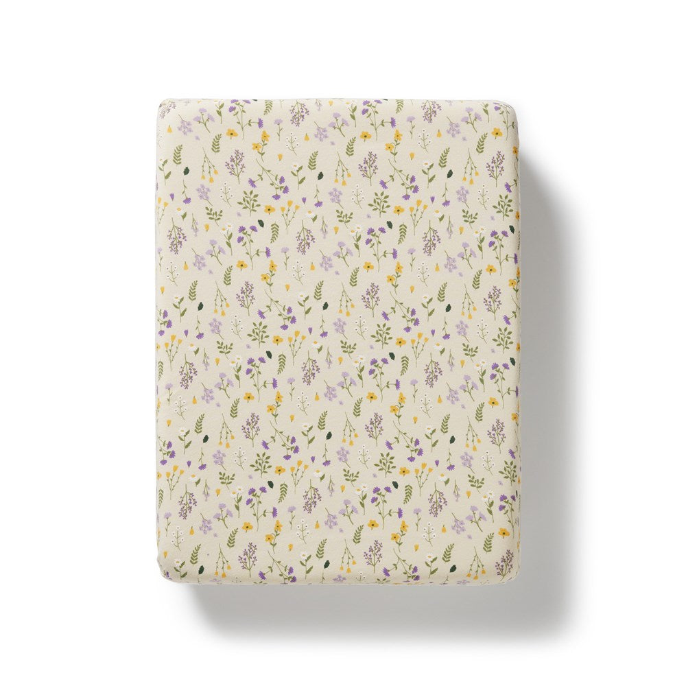 Organic Floral Bassinet Sheet for Baby Crib - Soft, Breathable & Hypoallergenic - Perfect for Nursery, Travel & Co-Sleeping
