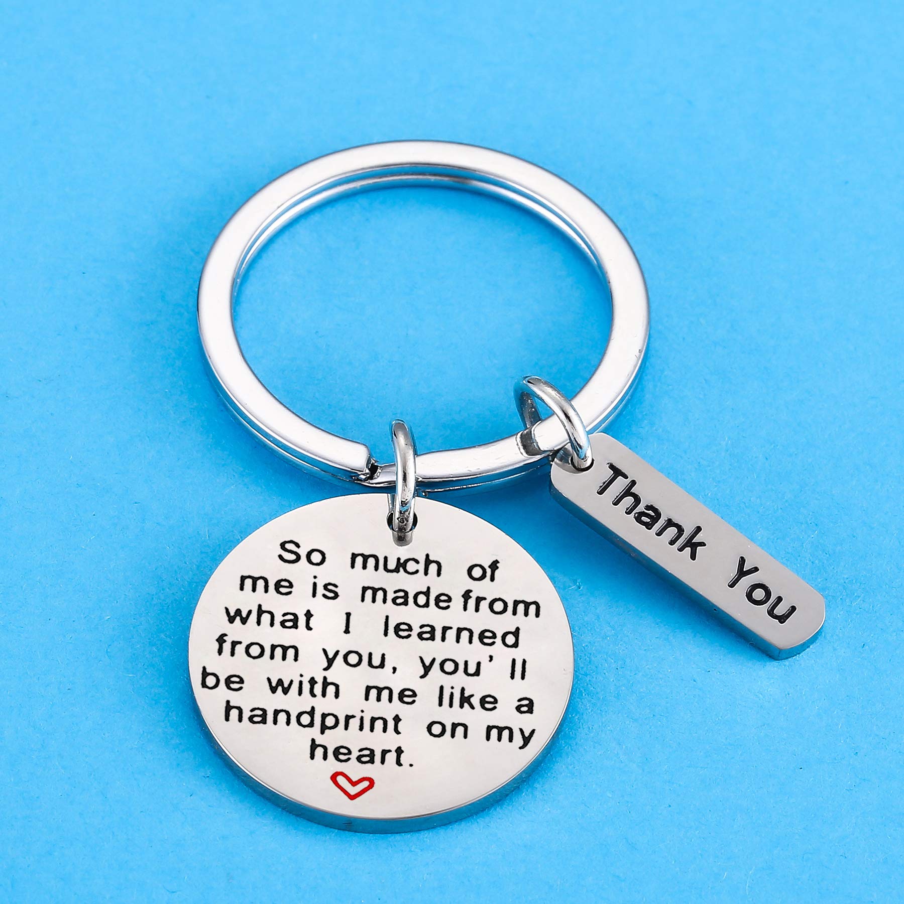 Teacher Keychain Gift Set - 3PC Jewelry for Women Educators, Perfect for Appreciation & Birthdays