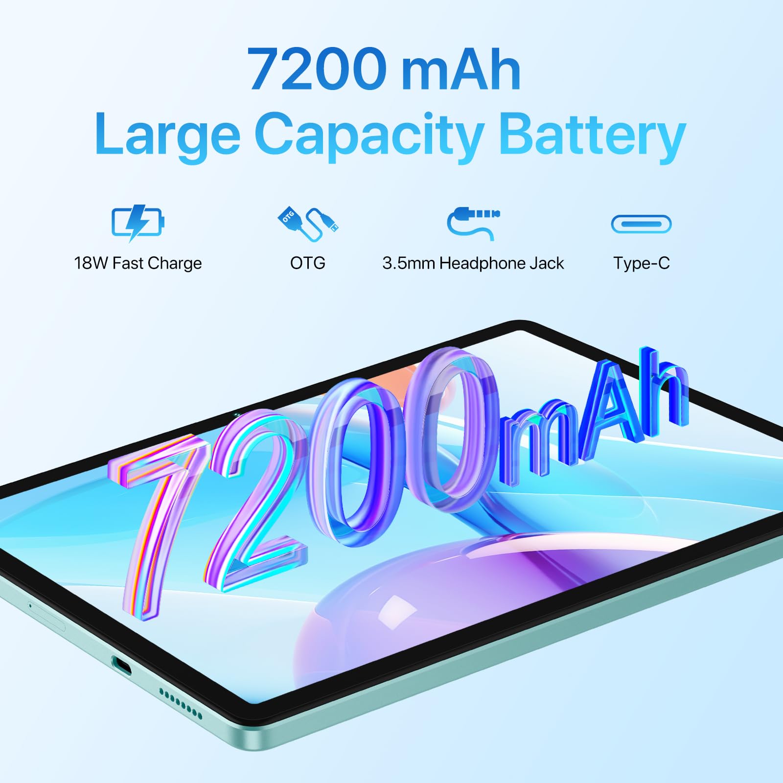 UMIDIGI G9 Tab 11 Inch Android 14 Tablet - 8GB RAM 256GB ROM (Expandable to 1TB) with Stylus & Case, Dual SIM, 7200mAh Battery, 13MP+8MP Cameras - 2024 Cellular Tablet with Face Unlock, GPS, FM (Green) | Perfect for Work, Study, Travel & Entertainment