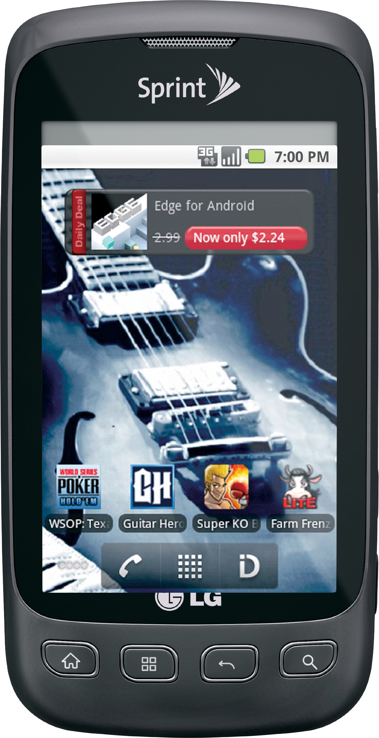 LG Optimus S Android Smartphone - Gray (Sprint) | Fast 3G Speed, Touchscreen Display | Perfect for Business & Everyday Use