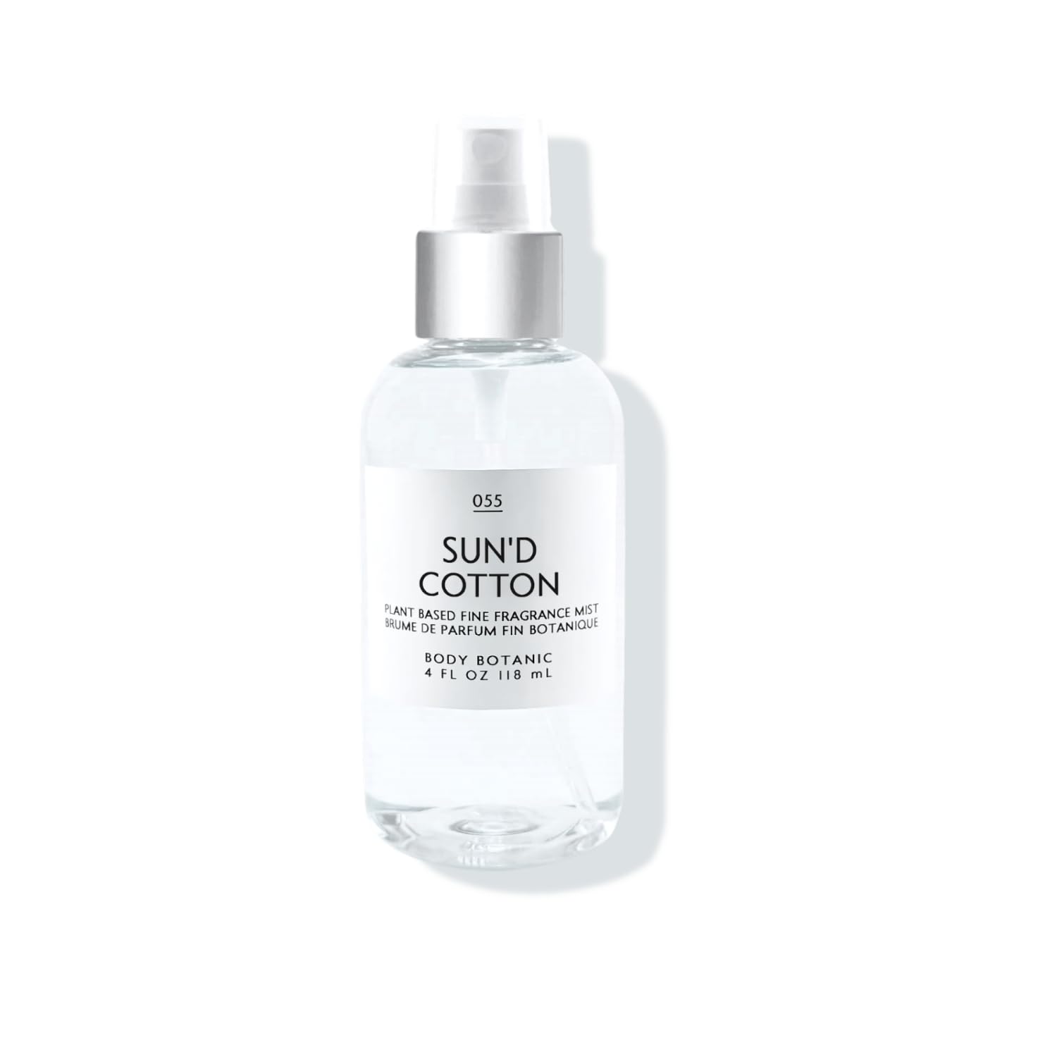 Sun'd Cotton Perfume Mist 4 Fl Oz (118ml) - Natural Plant Extract Body Spray with Warm Sun-Dried Cotton Scent | Fresh & Nostalgic Fragrance for Women, Daily Wear & Special Occasions