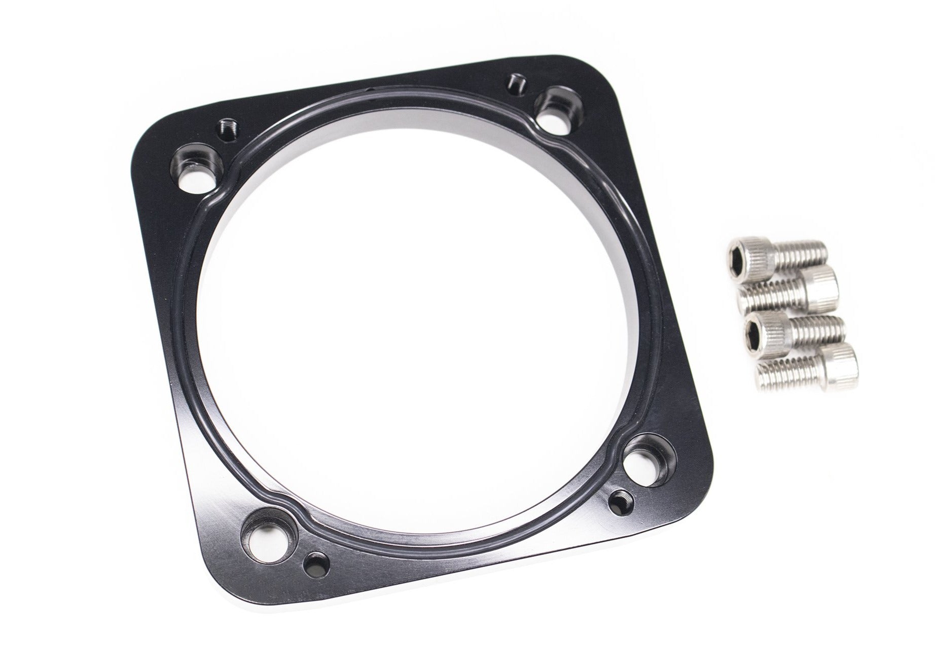 Ford 102mm to LS 102mm 4-Bolt Throttle Body Adapter Plate 38-10002 - Compatible with LS Engines & Performance Upgrades