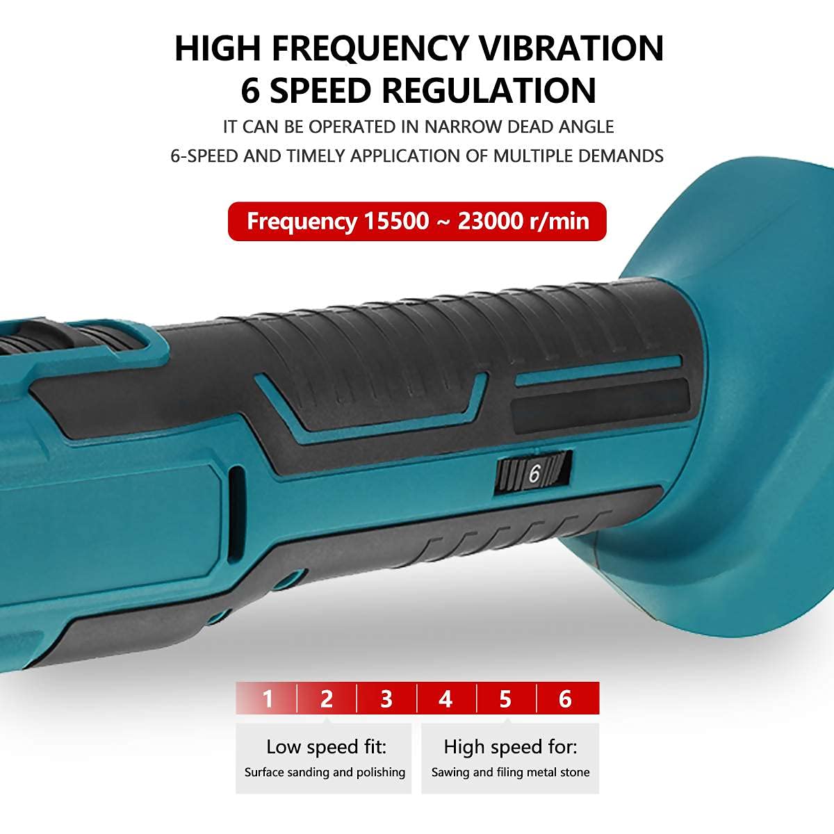 18V Cordless Oscillating Multi-Tool with Electric Trimmer & Saw - Rechargeable Woodworking Tool for Home DIY Projects | Perfect for Cutting, Sanding, Scraping & Grinding Wood, Metal & Plastic