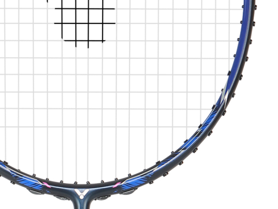 Victor Auraspeed 90K II TD B Unstrung Badminton Racket - Professional Carbon Fiber Shuttlecock Racket for Tournament & Training - Perfect for Singles/Doubles Play & Advanced Players