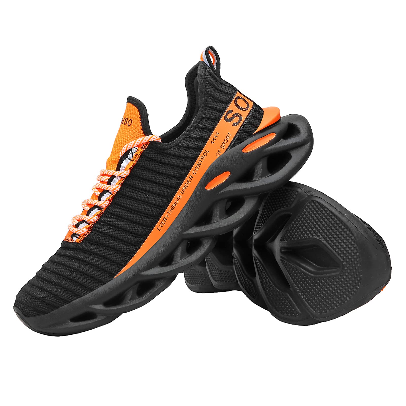 Men's Lightweight Walking & Running Shoes - Breathable Slip-On Tennis Sneakers for Gym, Workout & Casual Wear | Perfect for Jogging, Training & Everyday Comfort