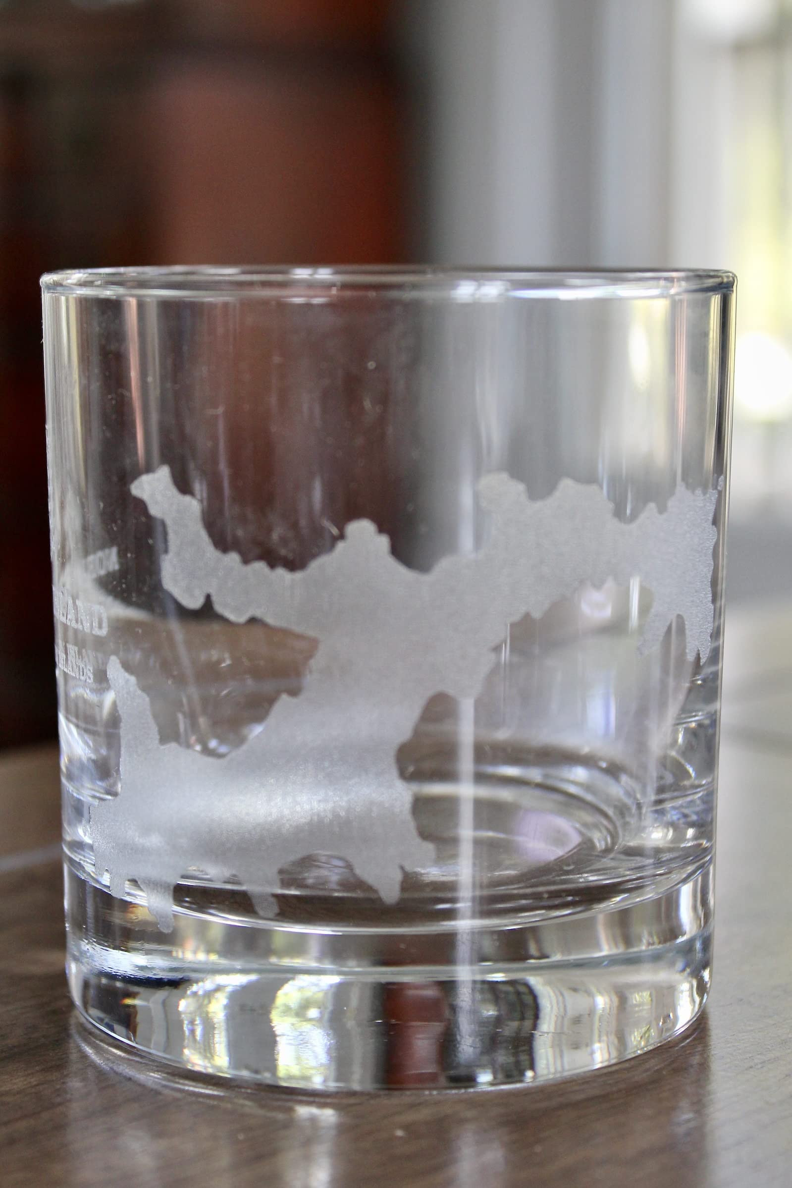 British Virgin Islands Map Engraved Rocks Glasses Set of 6 - Premium Whiskey & Cocktail Glasses for Home Bar, Gifts & Tropical Theme Parties