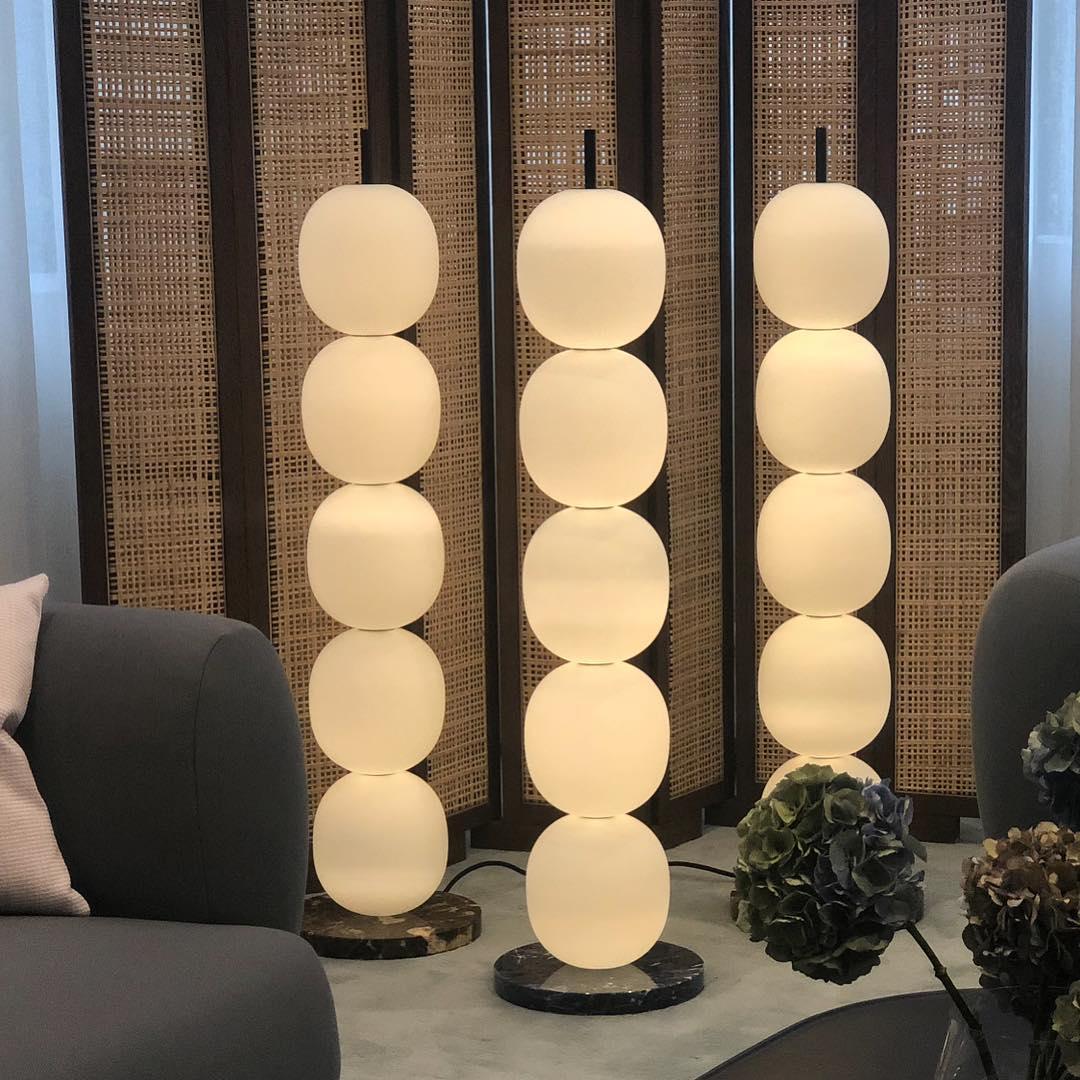 Sweet Hawthorn Candy-Inspired Modern Floor Lamp for Living Room, Bedroom, or Office - Warm Ambient Lighting Decor