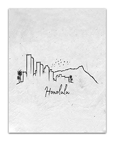 Honolulu Line Art