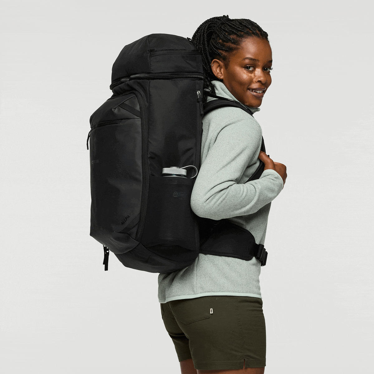 Allpa 50L Adventure Travel Backpack - Lightweight Waterproof Hiking Backpack for Men & Women - Perfect for Camping, Trekking, and International Travel
