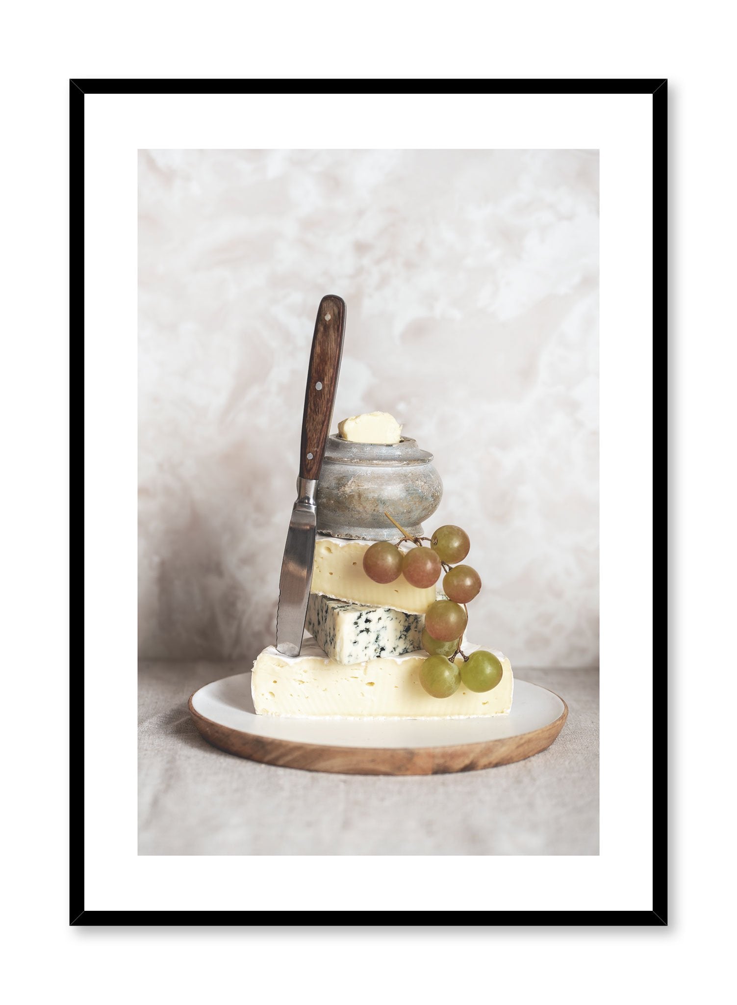 Say Cheese Poster - Fun & Cute Cheese-Themed Wall Art for Kitchen, Dining Room & Cafe Decor - Perfect for Cheese Lovers & Foodies