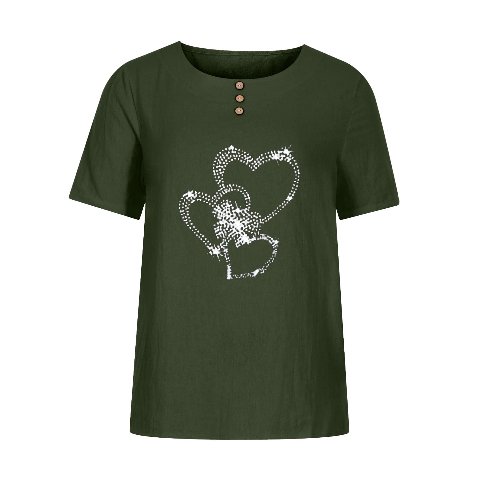 Women's Business Casual Tops - Short Sleeve Linen Button Up Shirts & Scoop Neck Blouses for Summer | Office Wear, Casual Outfits & Travel Essentials