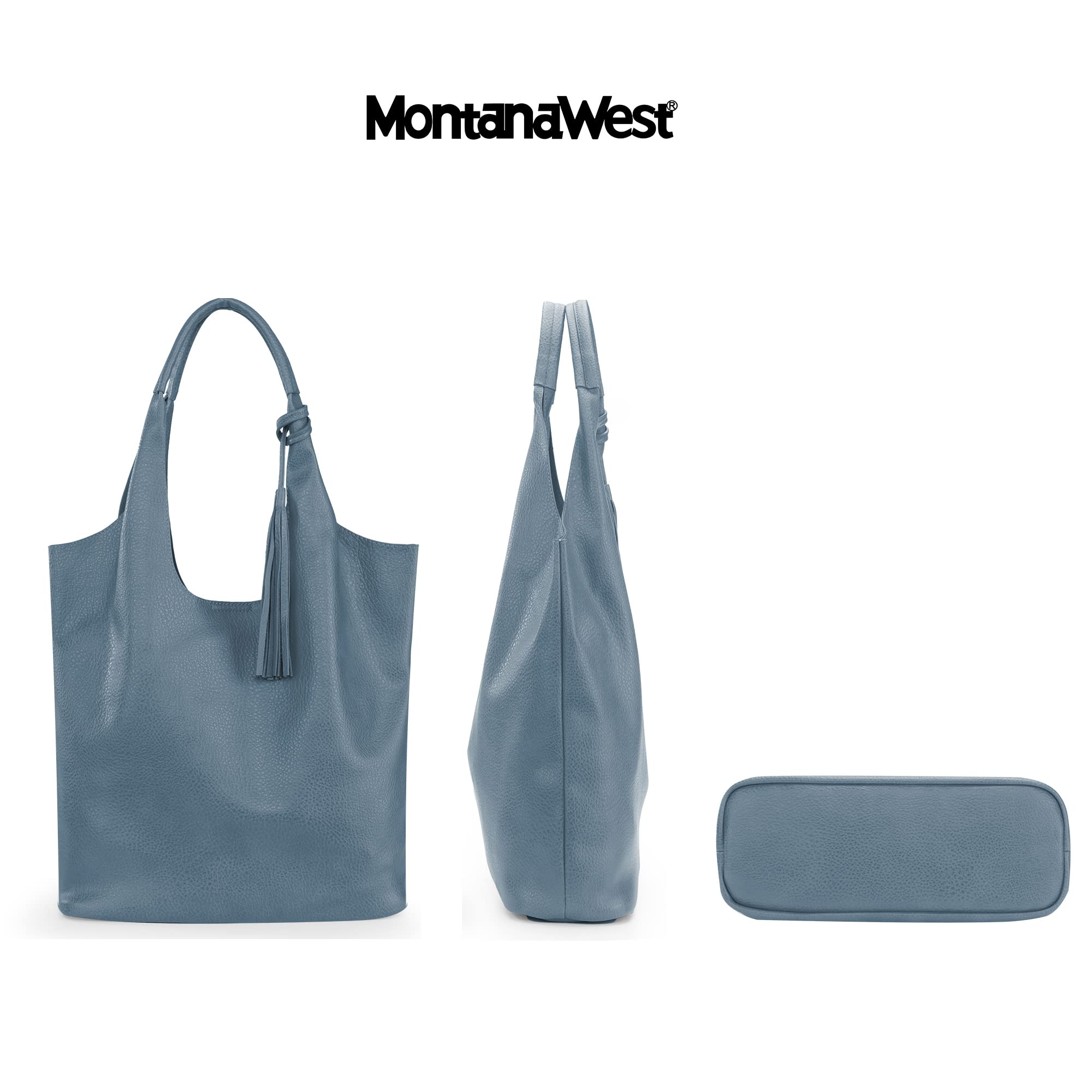 Montana West Women's Slouchy Hobo Bag - Soft Designer Shoulder Purse with Top Handle - Perfect for Work, Travel & Everyday Use