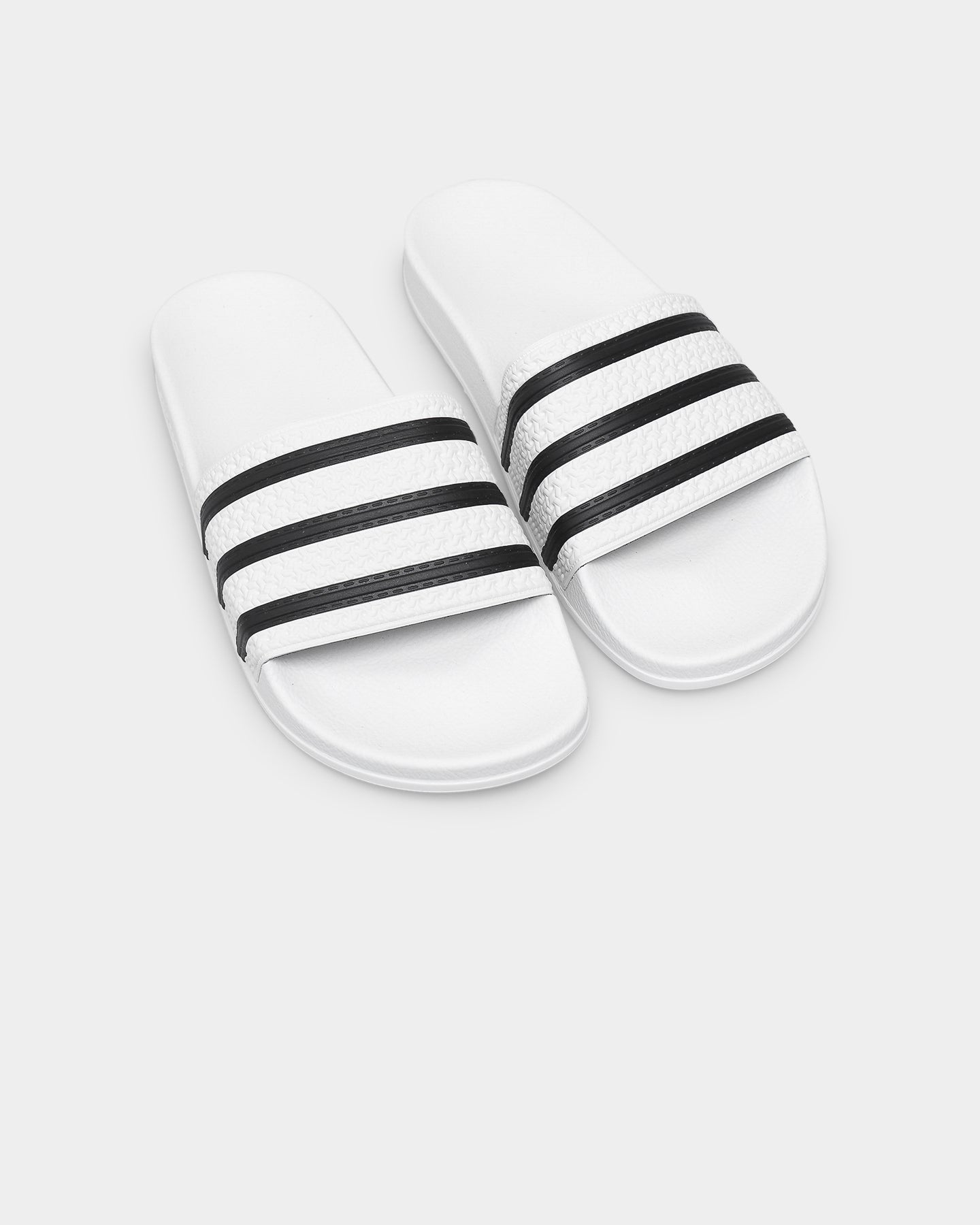 Adidas Adilette Comfort Slide Sandals for Men & Women - White/Black - Perfect for Pool, Beach, Gym & Home Relaxation