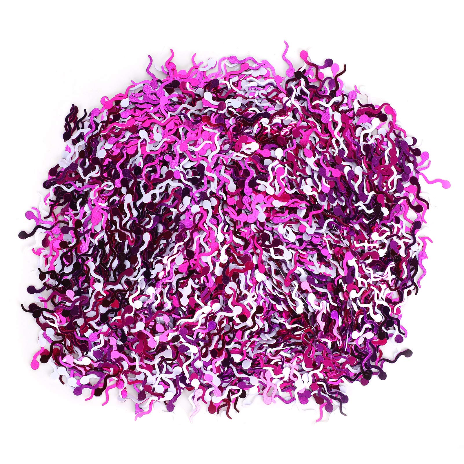 Tadpole-Shaped Table Confetti Decorations for Bath Parties, Weddings & Happy Celebrations – Perfect for Party Supplies, Surprise Events & Festive Scenes