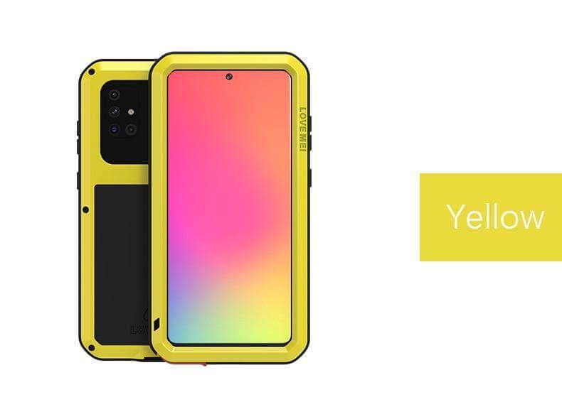 Samsung Galaxy S20 Ultra/S20 Plus/S20 Shockproof Aluminum Case - Heavy Duty Armor Protection for Outdoor, Travel & Daily Use