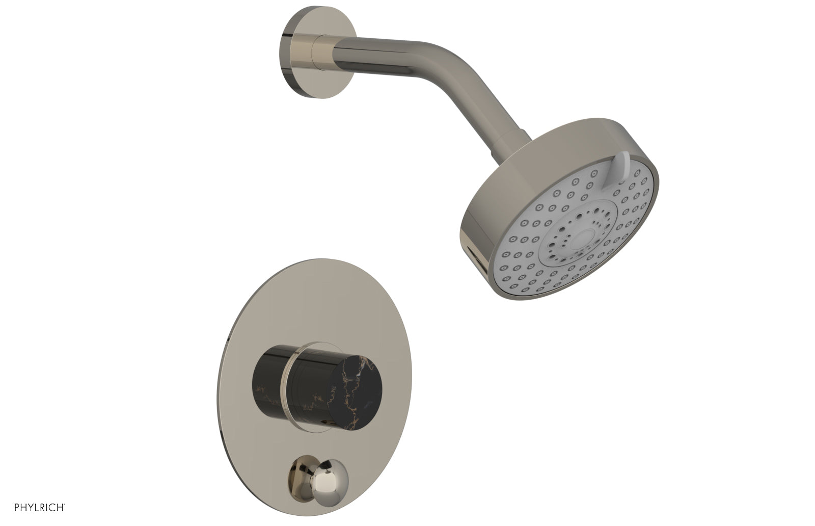 Premium BASIC II Pressure Balance Shower and Diverter Set (No Spout) - 4 190 Series - Perfect for Bathroom Renovations & Modern Home Upgrades