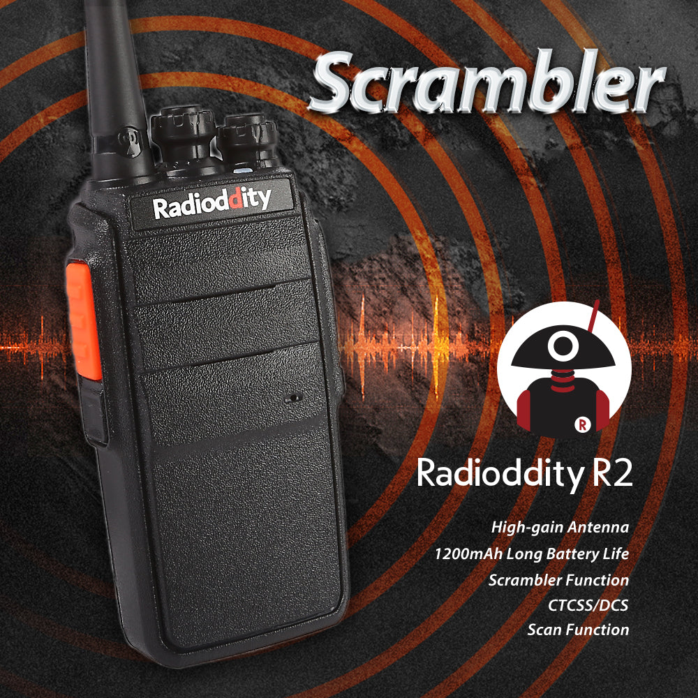R2 Two Way Radios - Long Range Walkie Talkies for Outdoor Adventures, Hiking, Camping & Emergency Communication (Discontinued Model)