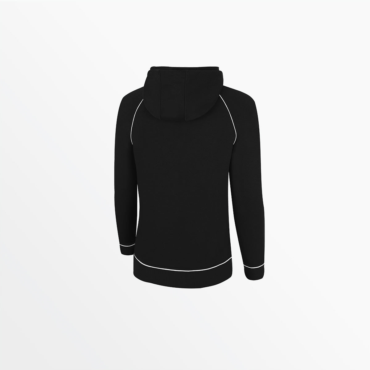 Women's Empire Zip Hoodie with Piping - Stylish & Comfortable Fleece Jacket for Casual Wear, Gym, and Outdoor Activities