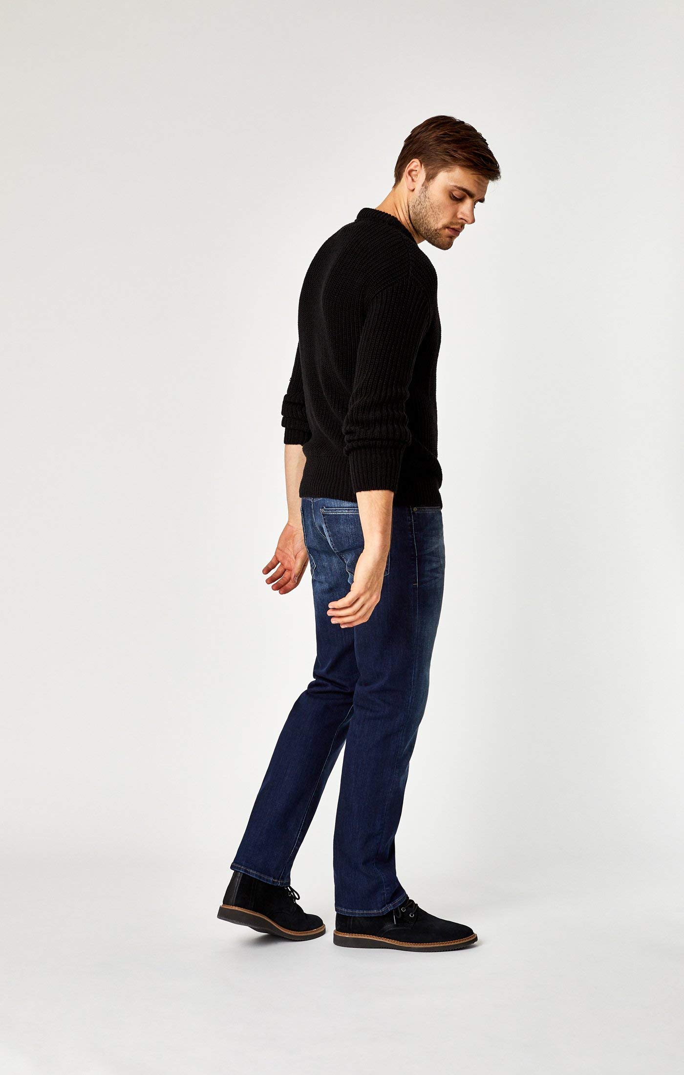 Mavi Men's Myles Mid-Rise Straight Leg Jeans - Classic Denim Pants for Casual Wear, Work & Everyday Outfits | Comfortable & Stylish Men's Jeans for Office, Dating & Weekend