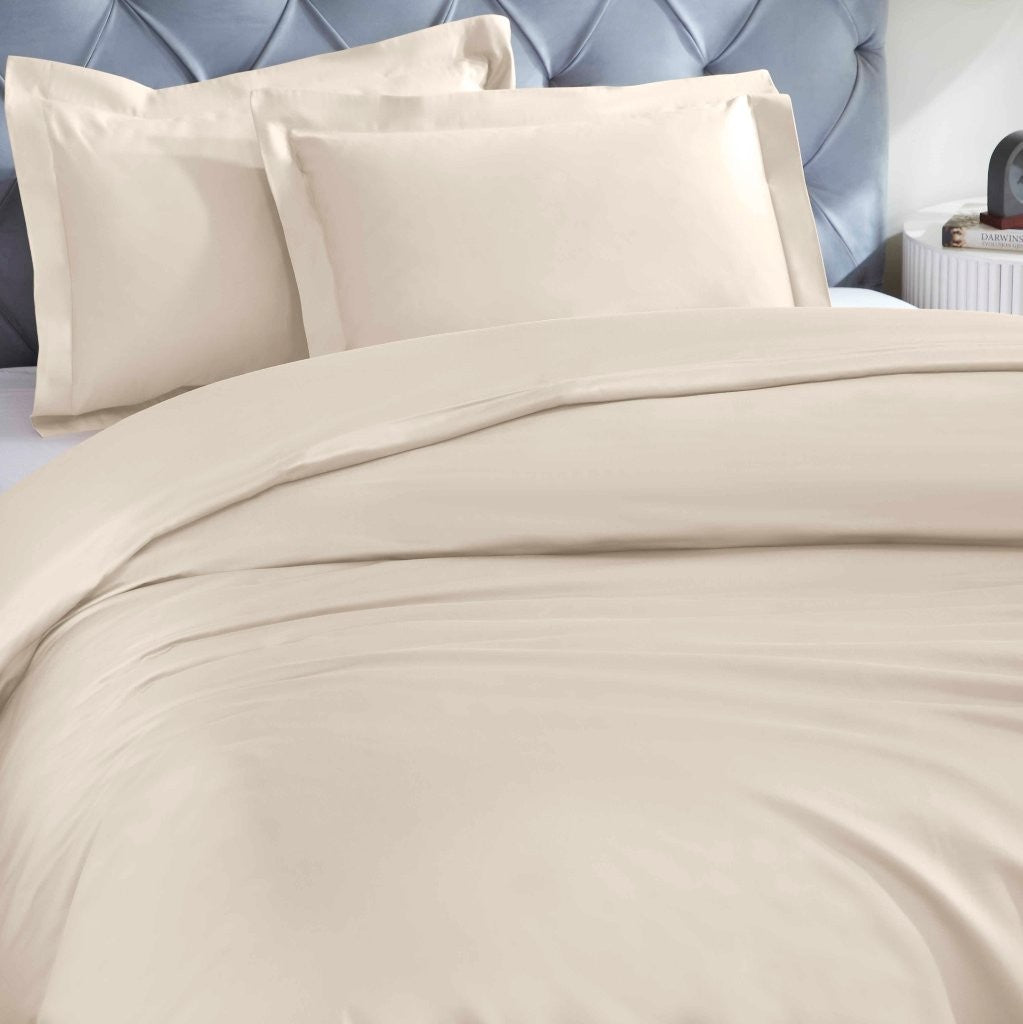 Luxury 1200 Thread Count Egyptian Cotton Duvet Cover Set - King Size, Soft Breathable Bedding for Hotel & Home Use