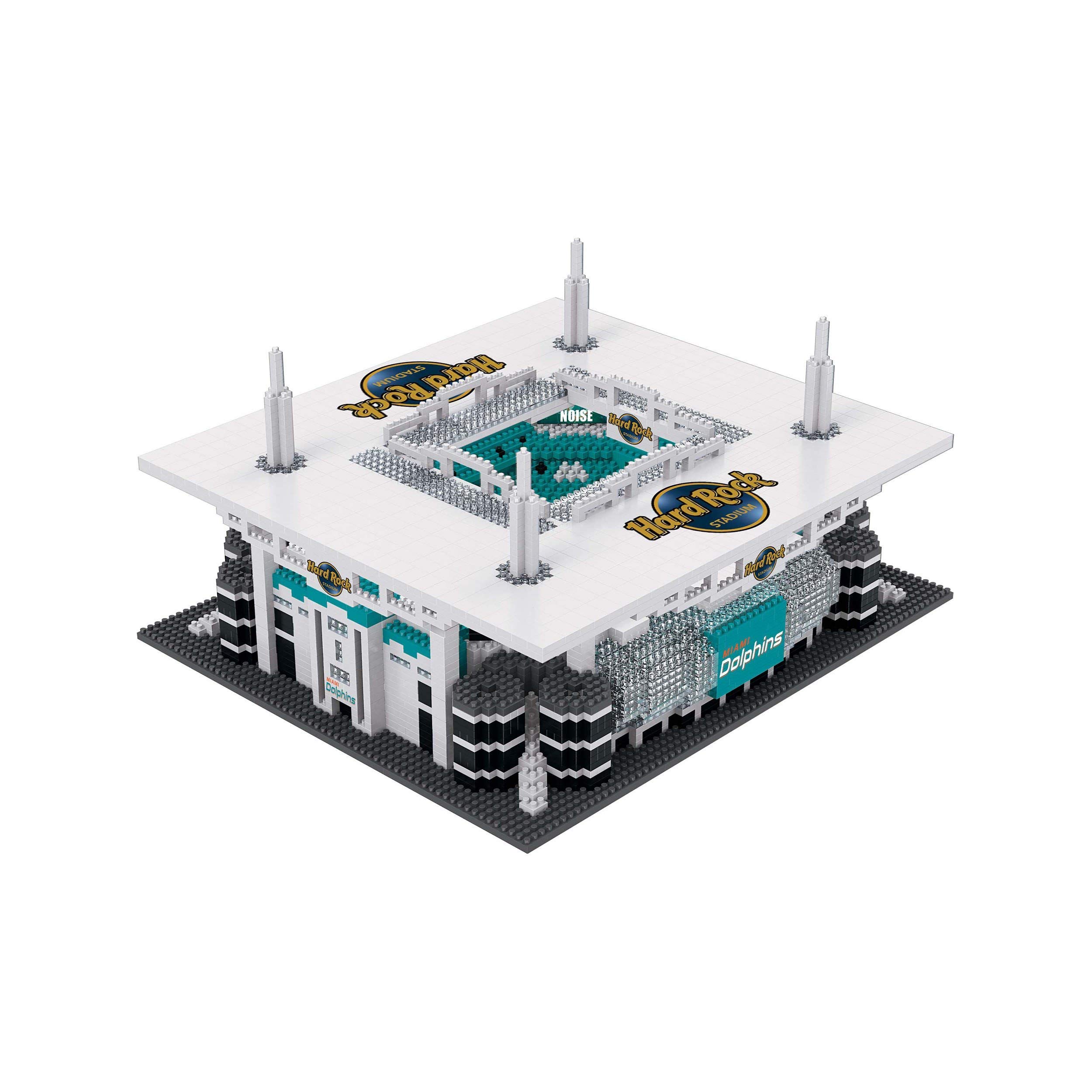 FOCO NFL 3D BRXLZ Stadium Building Blocks Set - Official Licensed Team Building Toy for Adults & Kids - Perfect for Sports Fans, Collectors & STEM Learning Activities