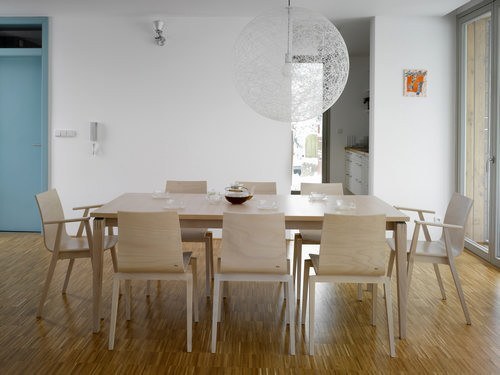 Stockholm Side Chair by Ton - Modern Wooden Dining Chair for Kitchen, Restaurant & Office - Scandinavian Design with Comfortable Seat & Sturdy Frame