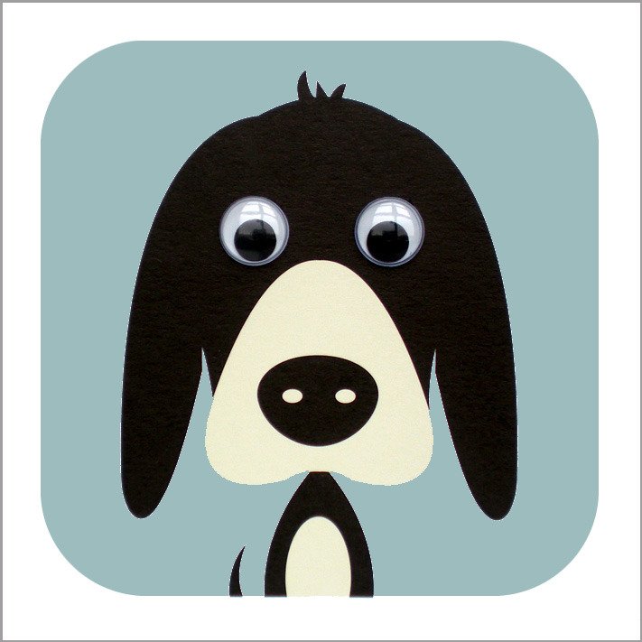 Funny Googly Eyes Donnie Dog Greeting Card - Perfect for Birthday, Anniversary & Thank You Cards - Hilarious Gift for Dog Lovers