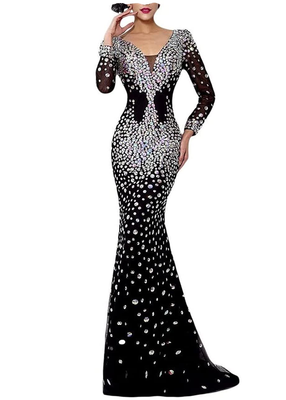 Elegant Beaded Mermaid Prom Dress - Sleeveless Formal Evening Gown for Homecoming, Wedding & Special Occasions
