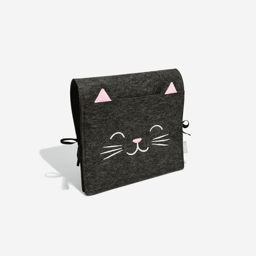 Chloe The Cat Bed Pocket - Cozy & Washable Pet Bed for Cats & Small Dogs - Perfect for Home, Office & Travel Use