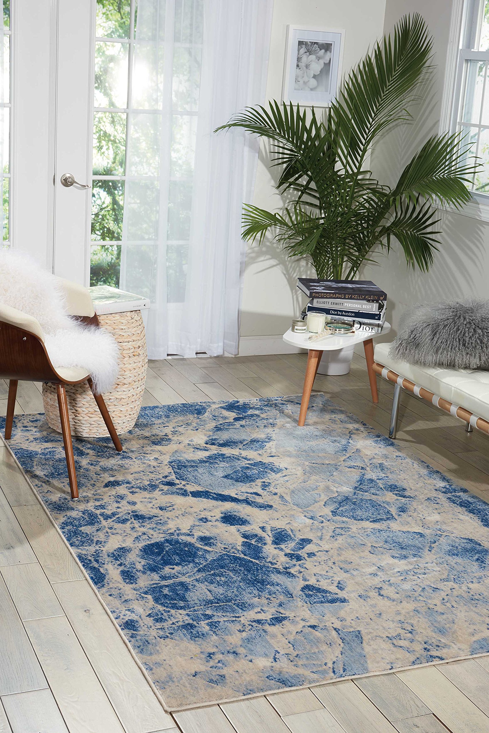 Nourison Somerset Modern Blue 7'9