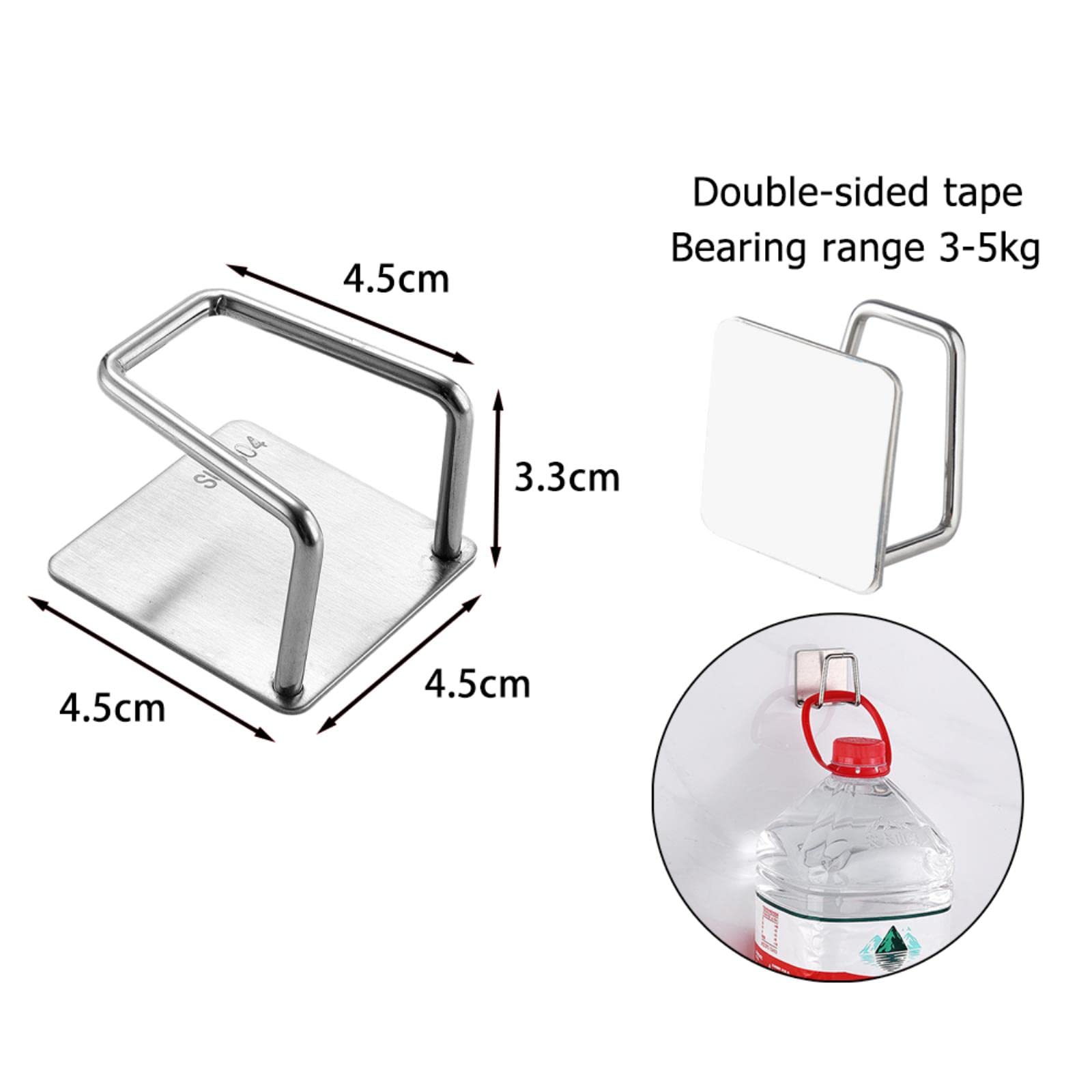 Stainless Steel Sponge Holder with Self-Adhesive - Sink Organizer & Drying Rack for Kitchen Accessories | Perfect for Dish Sponge Storage & Drain Drying | Ideal for Small Kitchen Organization & Sink Countertop Use