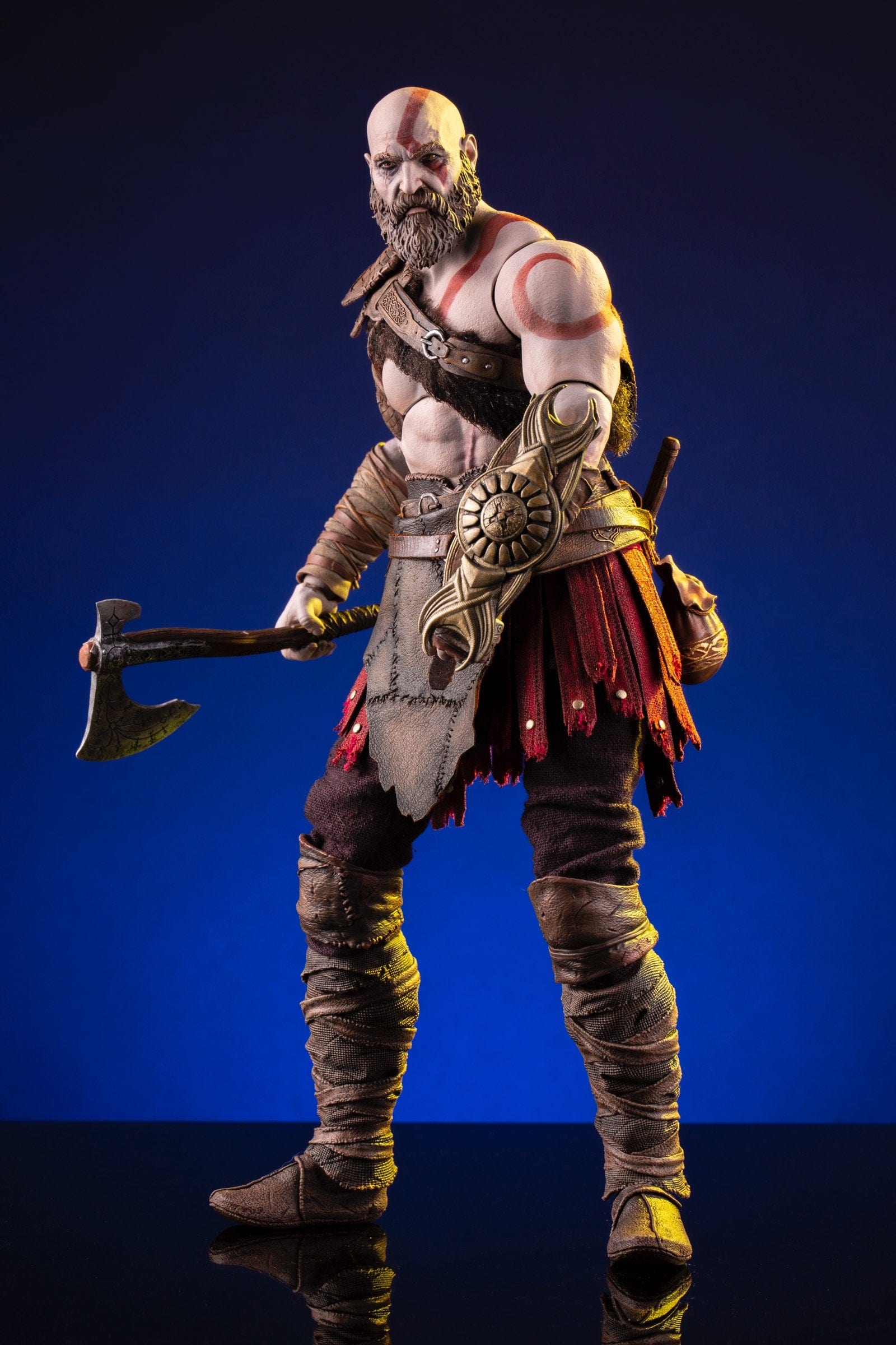 God of War Kratos 1/6 Scale Deluxe Collectible Action Figure - Premium Gaming Statue for Display & Collection - Perfect for Gamers & Collectors